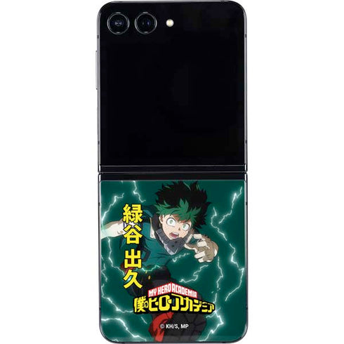 My Hero Academia Deku Season 4 Galaxy Z Flip5 5G Skin